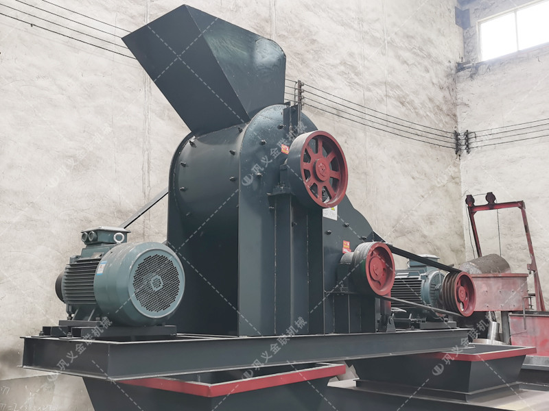 600X600雙級粉碎機發(fā)往陜西寶雞_破碎爐渣